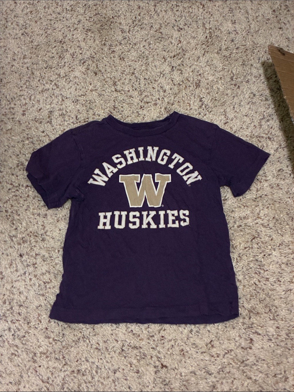 Washington Huskies Purple Tee for Kids